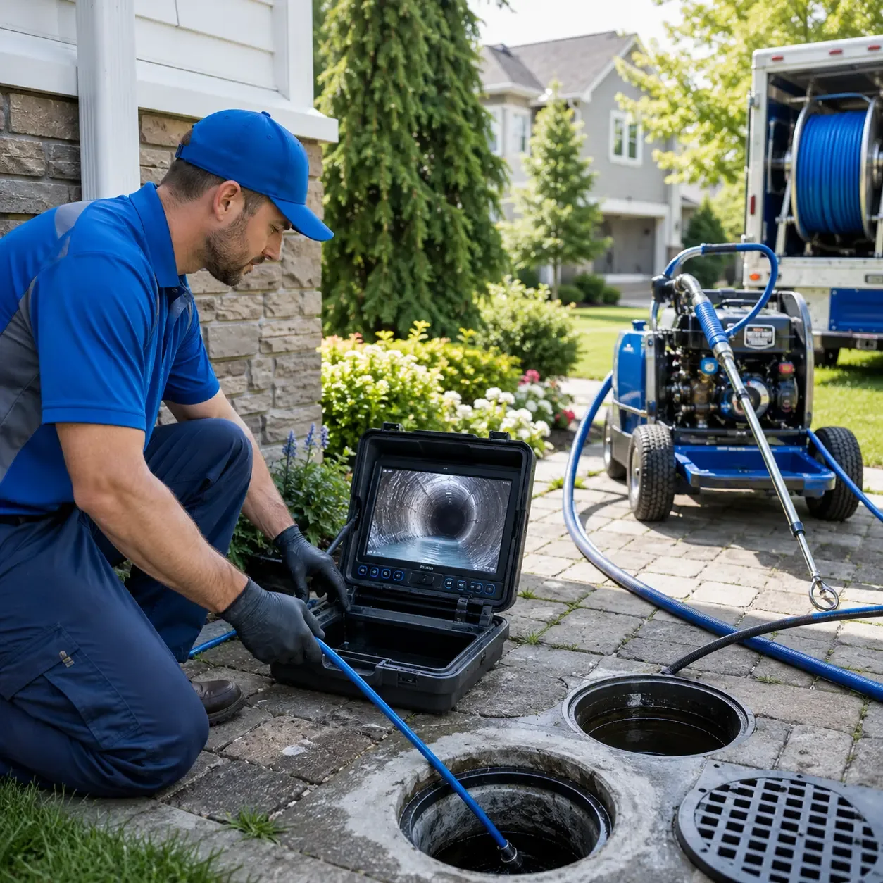 Outdoor drain cleaning professionals serving East Andover, NH