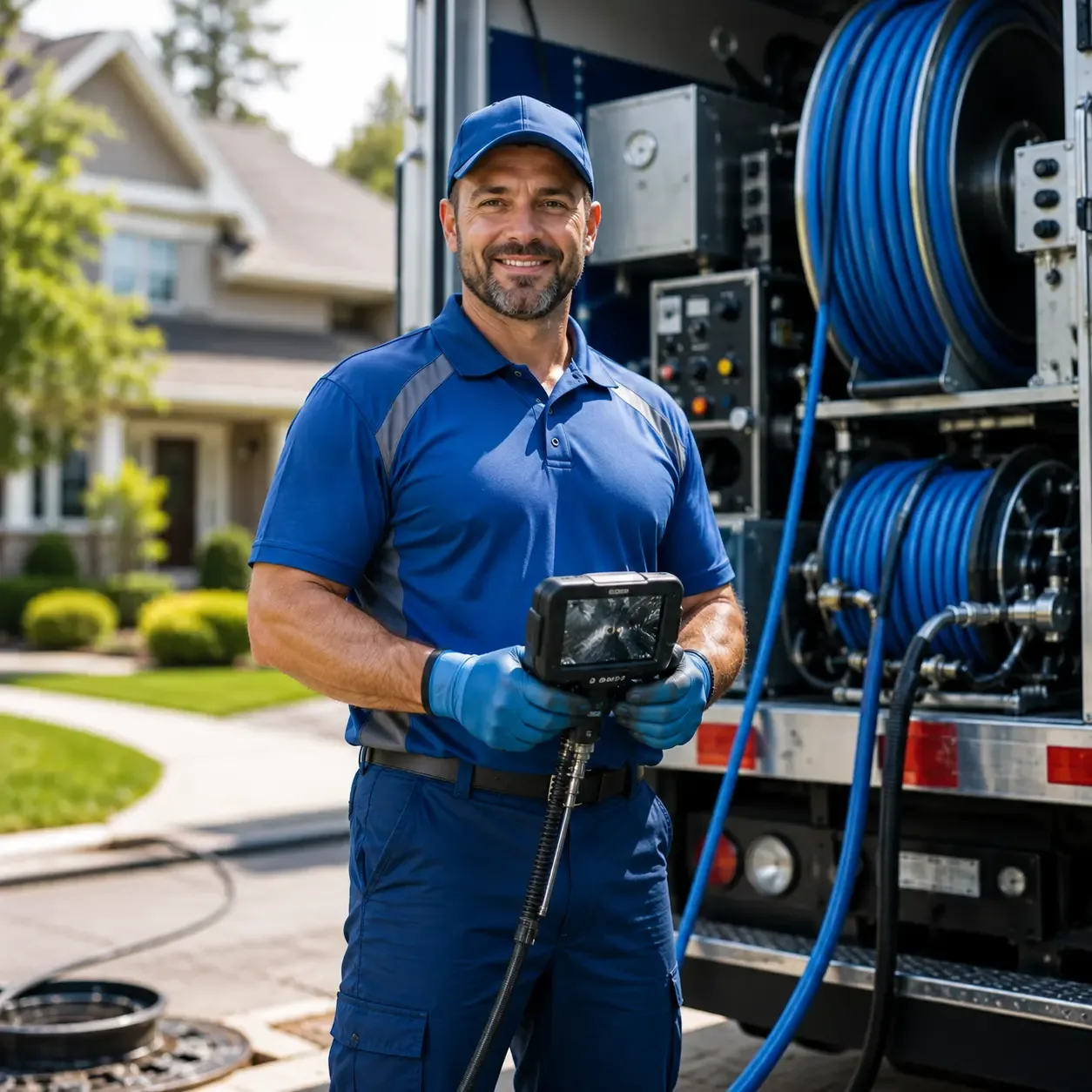 Local outdoor drain cleaning specialists in East Andover, NH